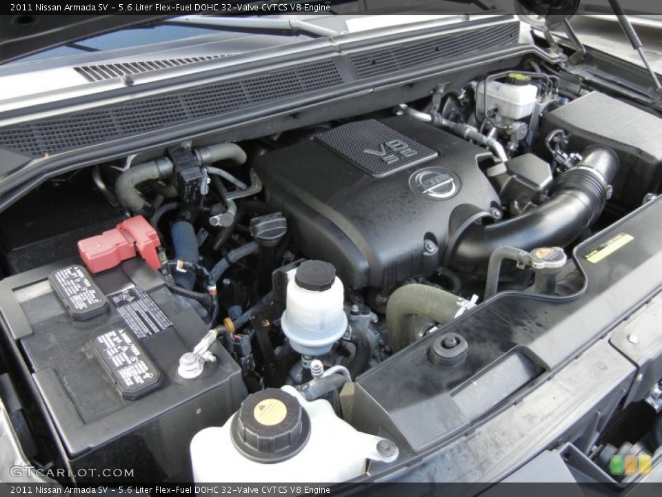 5.6 Liter Flex-Fuel DOHC 32-Valve CVTCS V8 Engine for the 2011 Nissan Armada #56783872