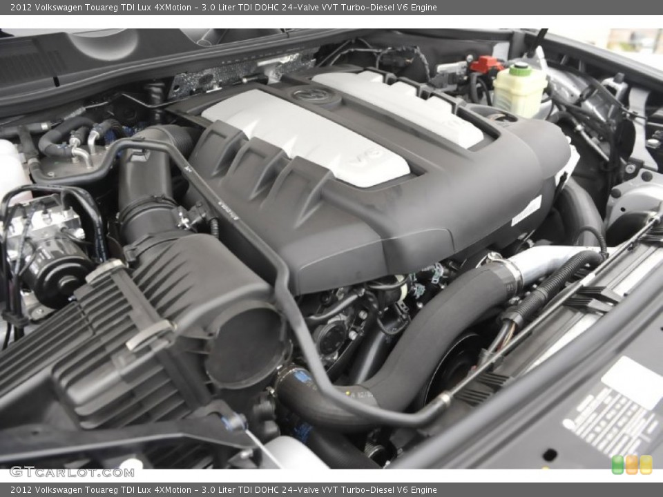 3.0 Liter TDI DOHC 24-Valve VVT Turbo-Diesel V6 Engine for the 2012 Volkswagen Touareg #56785927