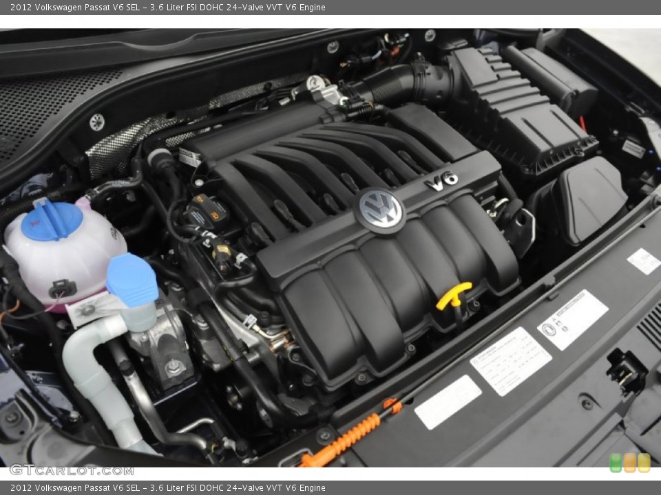 3.6 Liter FSI DOHC 24-Valve VVT V6 Engine for the 2012 Volkswagen Passat #56786281