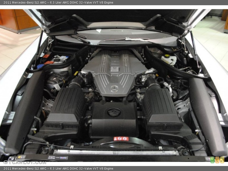 6.3 Liter AMG DOHC 32-Valve VVT V8 Engine for the 2011 Mercedes-Benz SLS #56790408