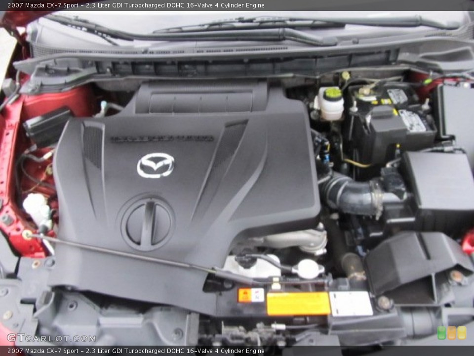 2.3 Liter GDI Turbocharged DOHC 16-Valve 4 Cylinder Engine for the 2007 Mazda CX-7 #56790675