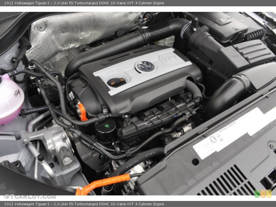 2.0 Liter FSI Turbocharged DOHC 16-Valve VVT 4 Cylinder Engine for the 2012 Volkswagen Tiguan #56792551