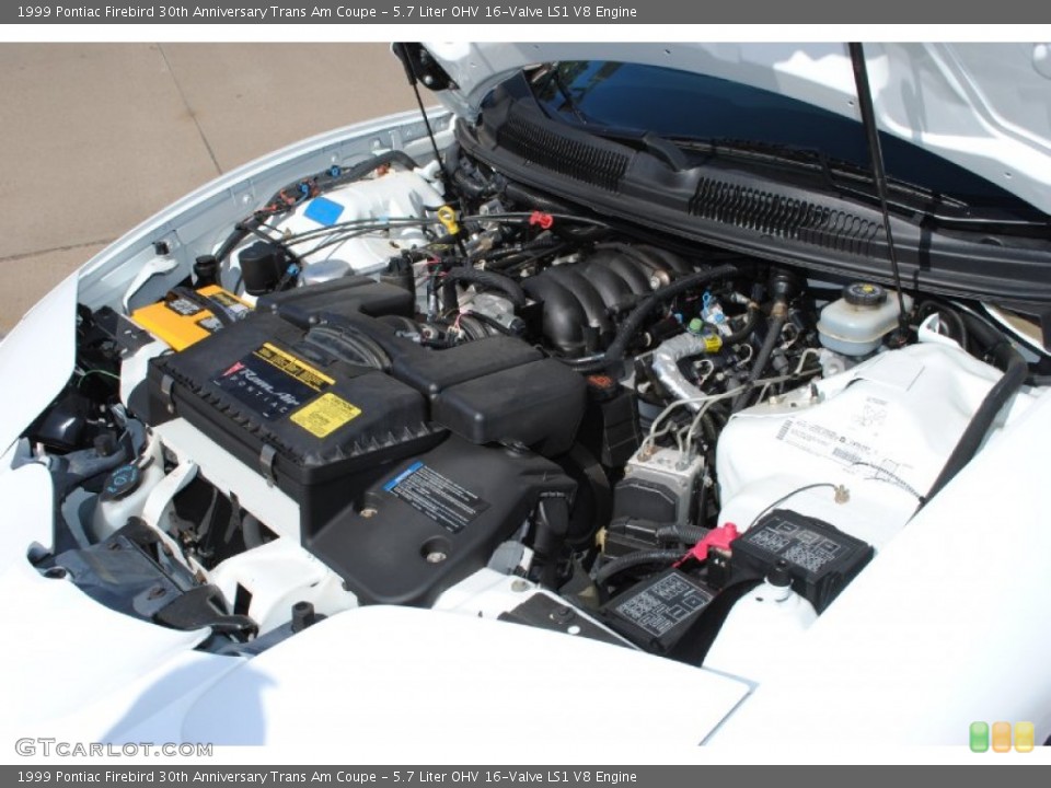 5.7 Liter OHV 16-Valve LS1 V8 1999 Pontiac Firebird Engine