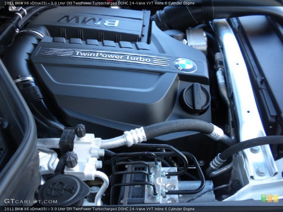 3.0 Liter DFI TwinPower Turbocharged DOHC 24-Valve VVT Inline 6 Cylinder Engine for the 2011 BMW X6 #56801737