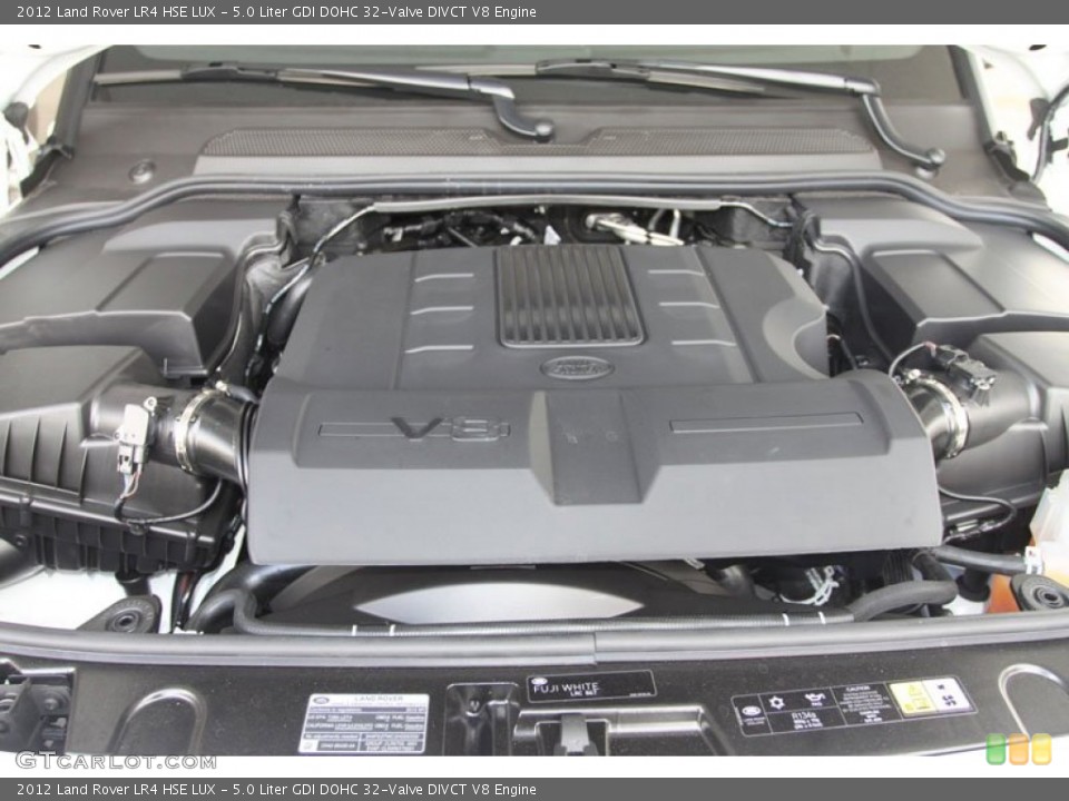 5.0 Liter GDI DOHC 32-Valve DIVCT V8 Engine for the 2012 Land Rover LR4 #56808618