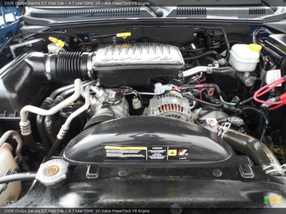4.7 Liter SOHC 16-Valve PowerTech V8 Engine for the 2006 Dodge Dakota #56809308