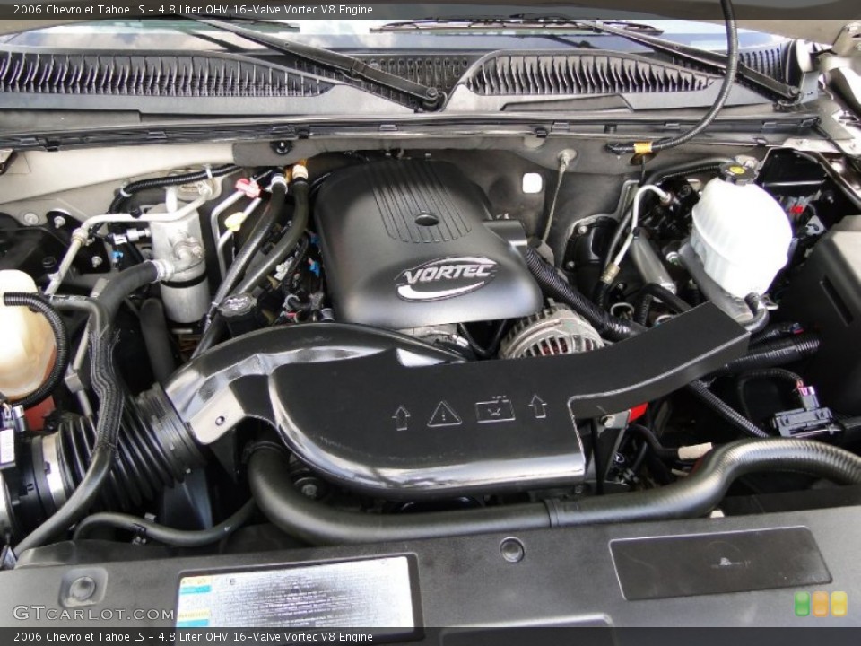 4.8 Liter OHV 16-Valve Vortec V8 Engine for the 2006 Chevrolet Tahoe #56811175