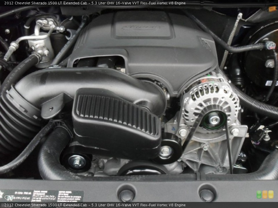 5.3 Liter OHV 16-Valve VVT Flex-Fuel Vortec V8 Engine for the 2012 Chevrolet Silverado 1500 #56818312