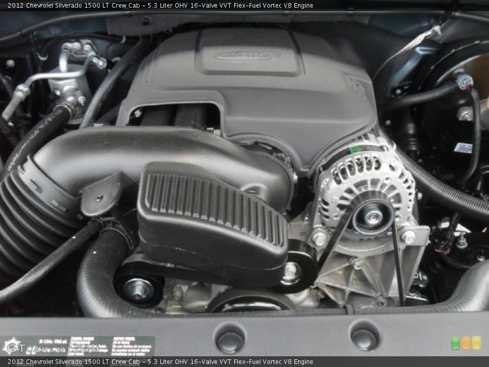 5.3 Liter OHV 16-Valve VVT Flex-Fuel Vortec V8 Engine for the 2012 Chevrolet Silverado 1500 #56818735
