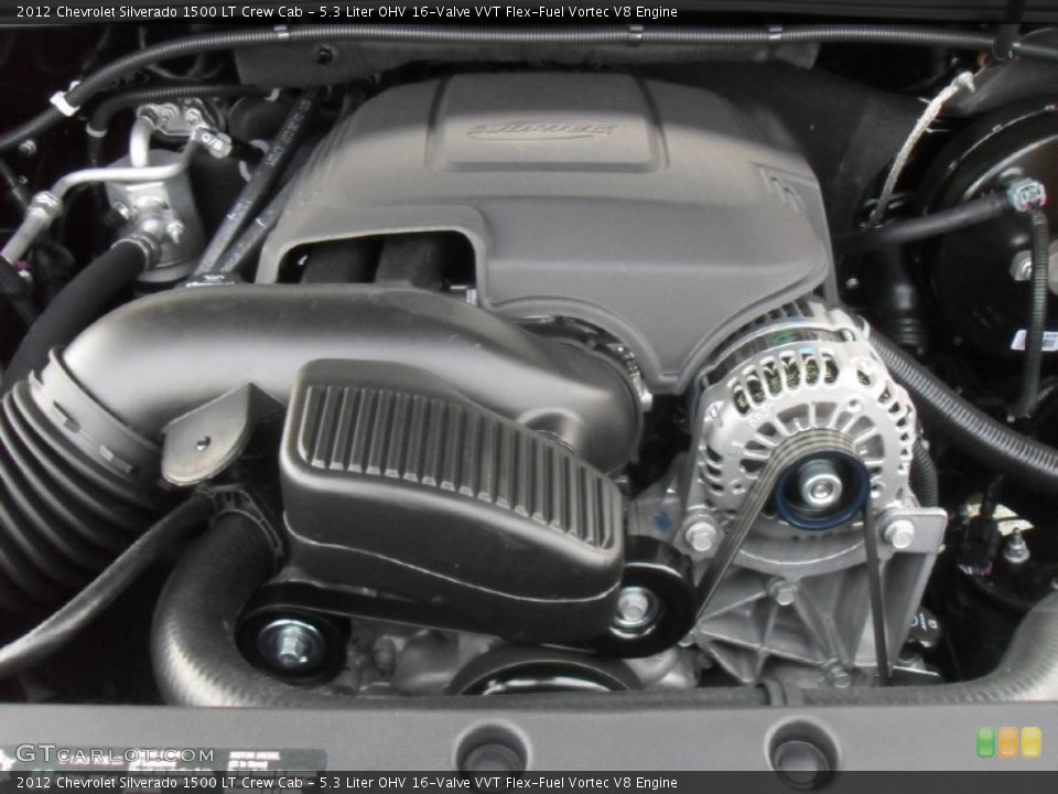5.3 Liter OHV 16-Valve VVT Flex-Fuel Vortec V8 Engine for the 2012 Chevrolet Silverado 1500 #56819188