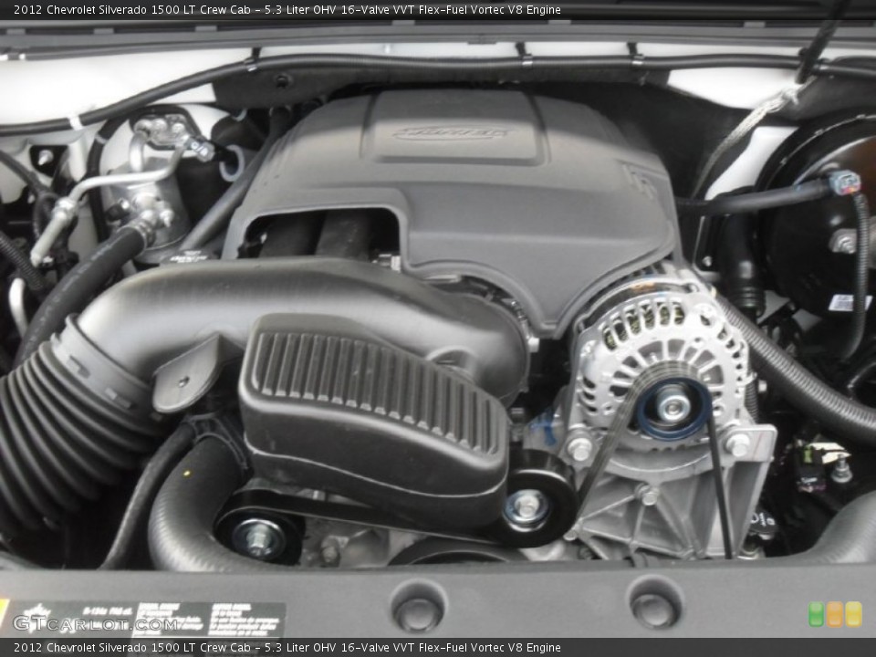 5.3 Liter OHV 16-Valve VVT Flex-Fuel Vortec V8 Engine for the 2012 Chevrolet Silverado 1500 #56819482