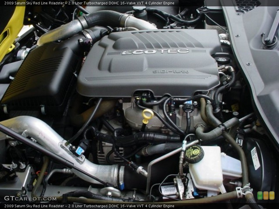 2.0 Liter Turbocharged DOHC 16-Valve VVT 4 Cylinder Engine for the 2009 Saturn Sky #56822494