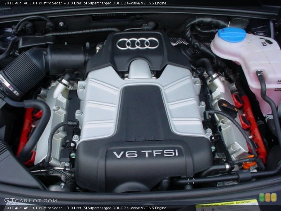 3.0 Liter FSI Supercharged DOHC 24-Valve VVT V6 Engine for the 2011 Audi A6 #56822554