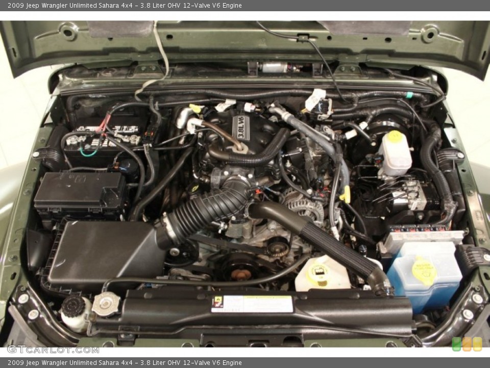 3.8 Liter OHV 12-Valve V6 Engine for the 2009 Jeep Wrangler Unlimited #56822896