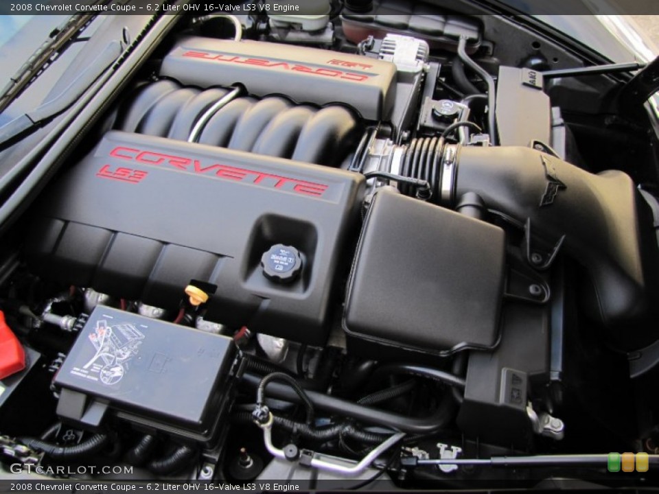 6.2 Liter OHV 16-Valve LS3 V8 Engine for the 2008 Chevrolet Corvette #56826322
