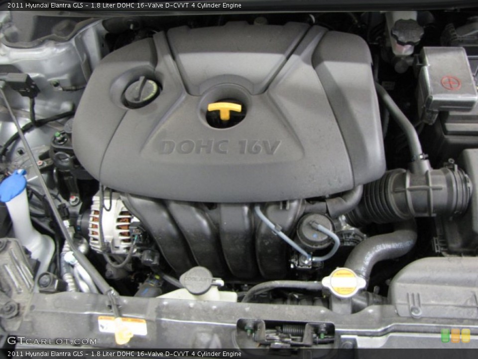 1.8 Liter DOHC 16-Valve D-CVVT 4 Cylinder Engine for the 2011 Hyundai Elantra #56826647