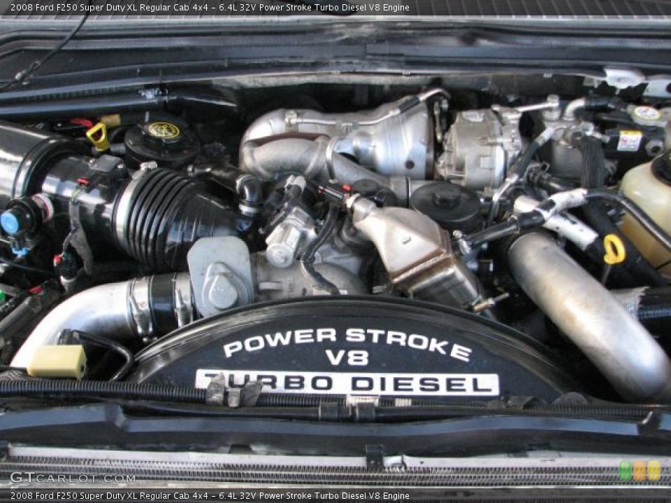 6.4L 32V Power Stroke Turbo Diesel V8 Engine for the 2008 Ford F250 Super Duty #56835893