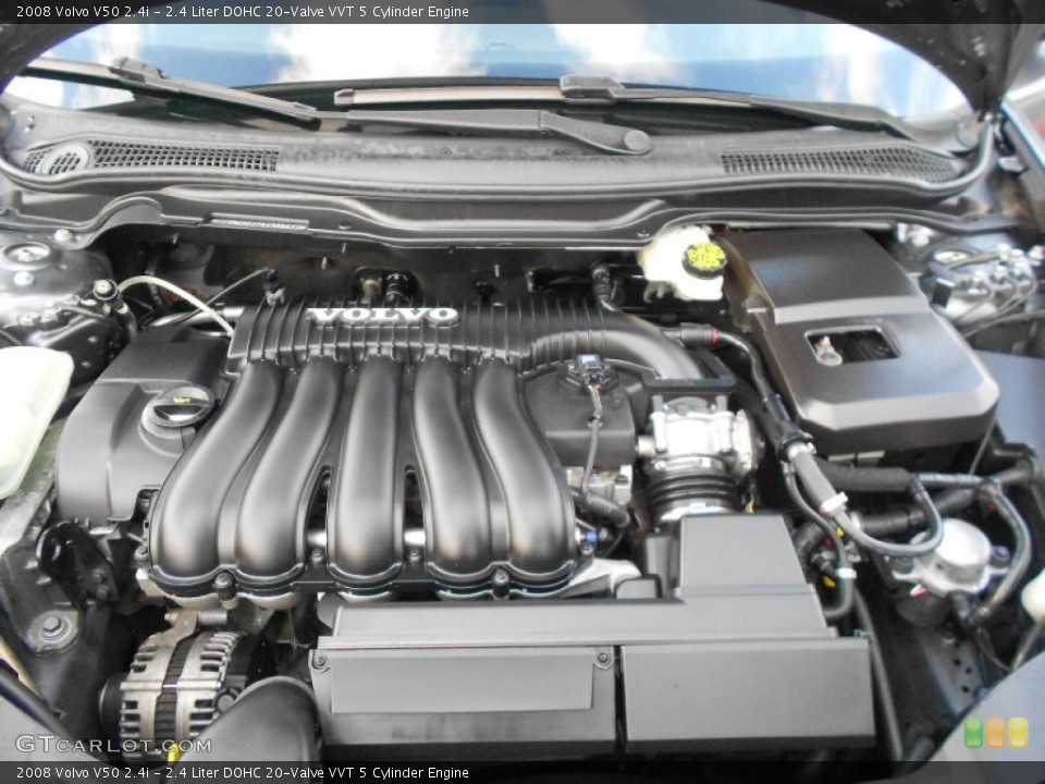 2.4 Liter DOHC 20-Valve VVT 5 Cylinder Engine for the 2008 Volvo V50 #56848997