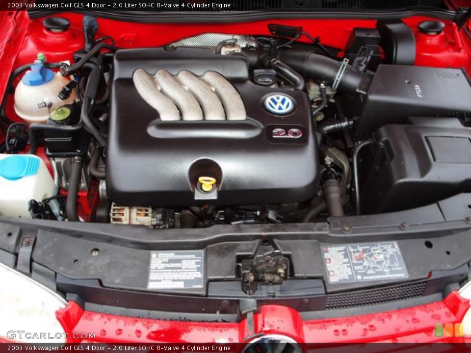 2.0 Liter SOHC 8-Valve 4 Cylinder Engine for the 2003 Volkswagen Golf #56849114