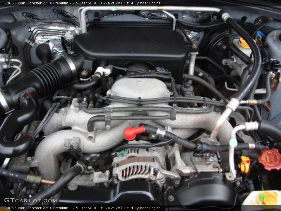2.5 Liter SOHC 16-Valve VVT Flat 4 Cylinder Engine for the 2006 Subaru Forester #56850986