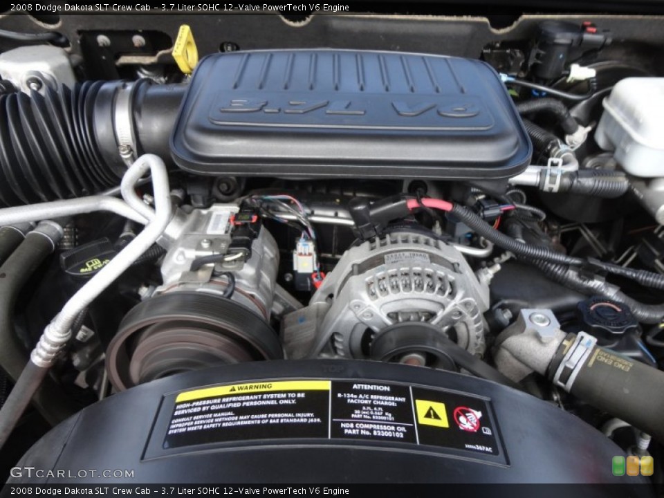 3.7 Liter SOHC 12-Valve PowerTech V6 Engine for the 2008 Dodge Dakota #56857238