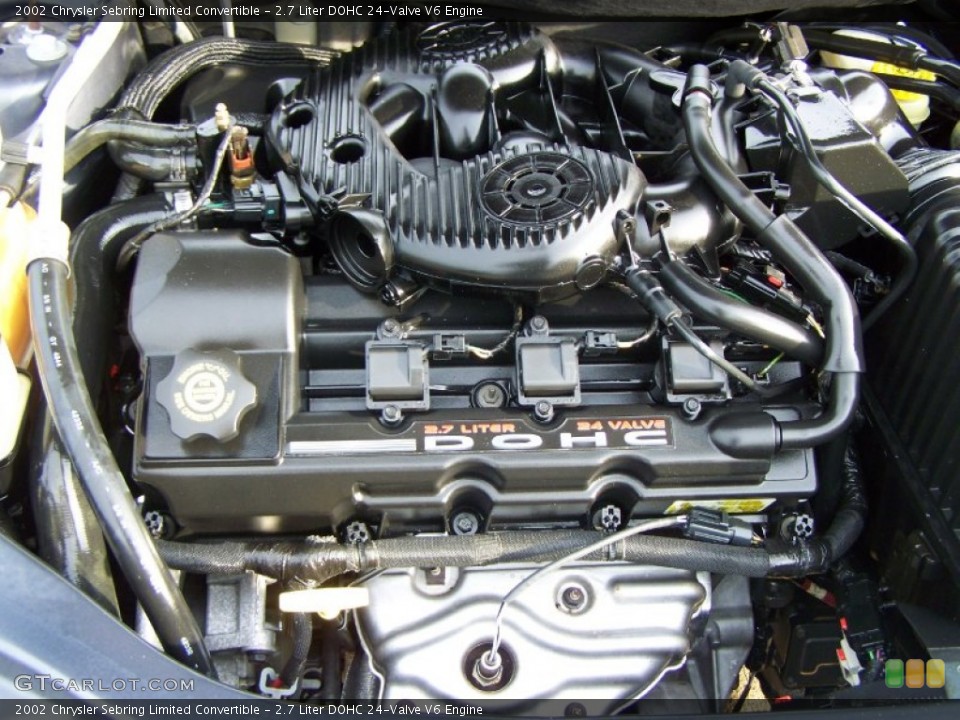 2.7 Liter DOHC 24-Valve V6 Engine for the 2002 Chrysler Sebring #56860502