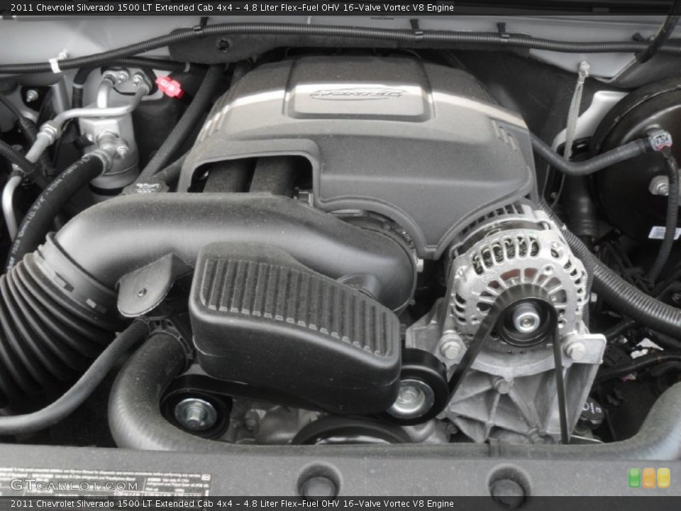 4.8 Liter Flex-Fuel OHV 16-Valve Vortec V8 Engine for the 2011 Chevrolet Silverado 1500 #56863541