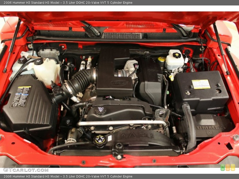 3.5 Liter DOHC 20-Valve VVT 5 Cylinder Engine for the 2006 Hummer H3 #56867669