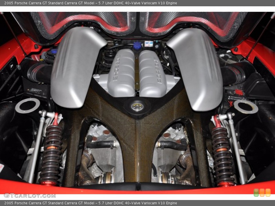 5.7 Liter DOHC 40-Valve Variocam V10 Engine for the 2005 Porsche Carrera GT #56870852