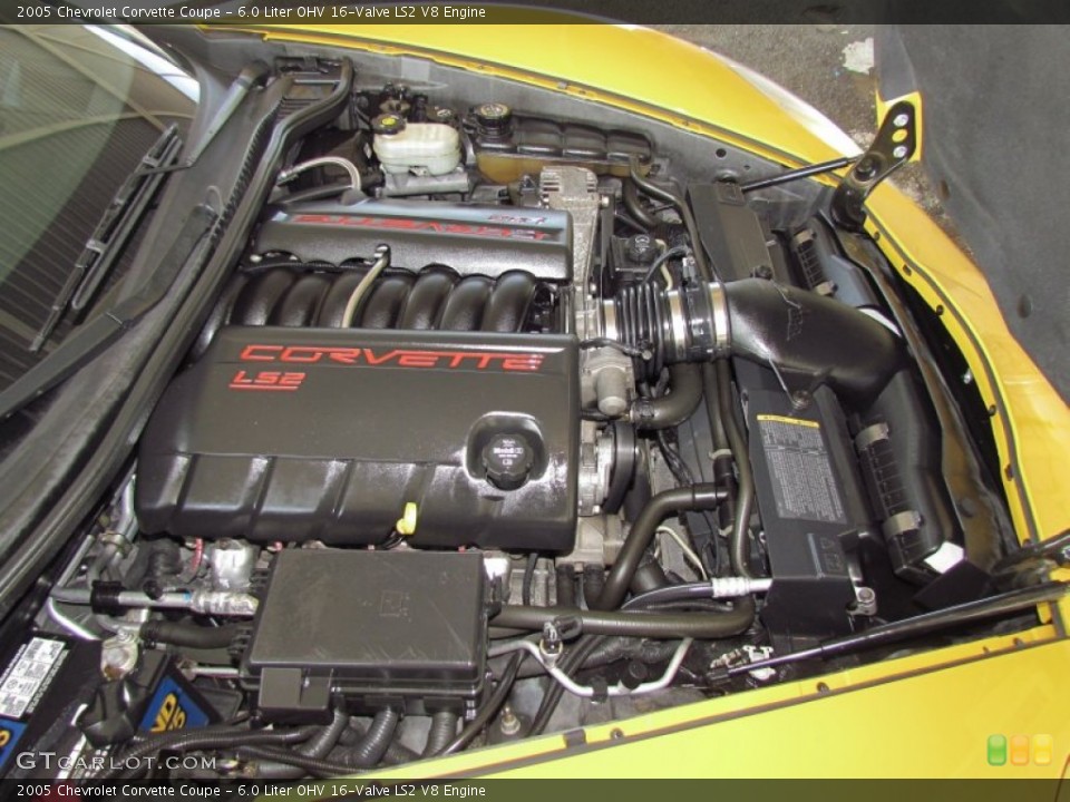6.0 Liter OHV 16-Valve LS2 V8 Engine for the 2005 Chevrolet Corvette #56881288