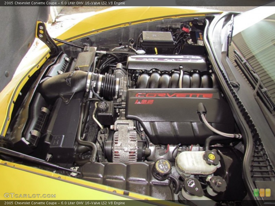 6.0 Liter OHV 16-Valve LS2 V8 Engine for the 2005 Chevrolet Corvette #56881297