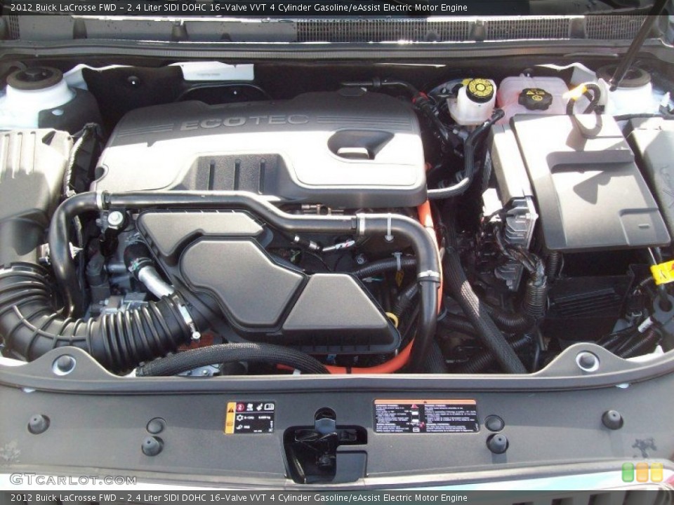 2.4 Liter SIDI DOHC 16-Valve VVT 4 Cylinder Gasoline/eAssist Electric Motor Engine for the 2012 Buick LaCrosse #56886829