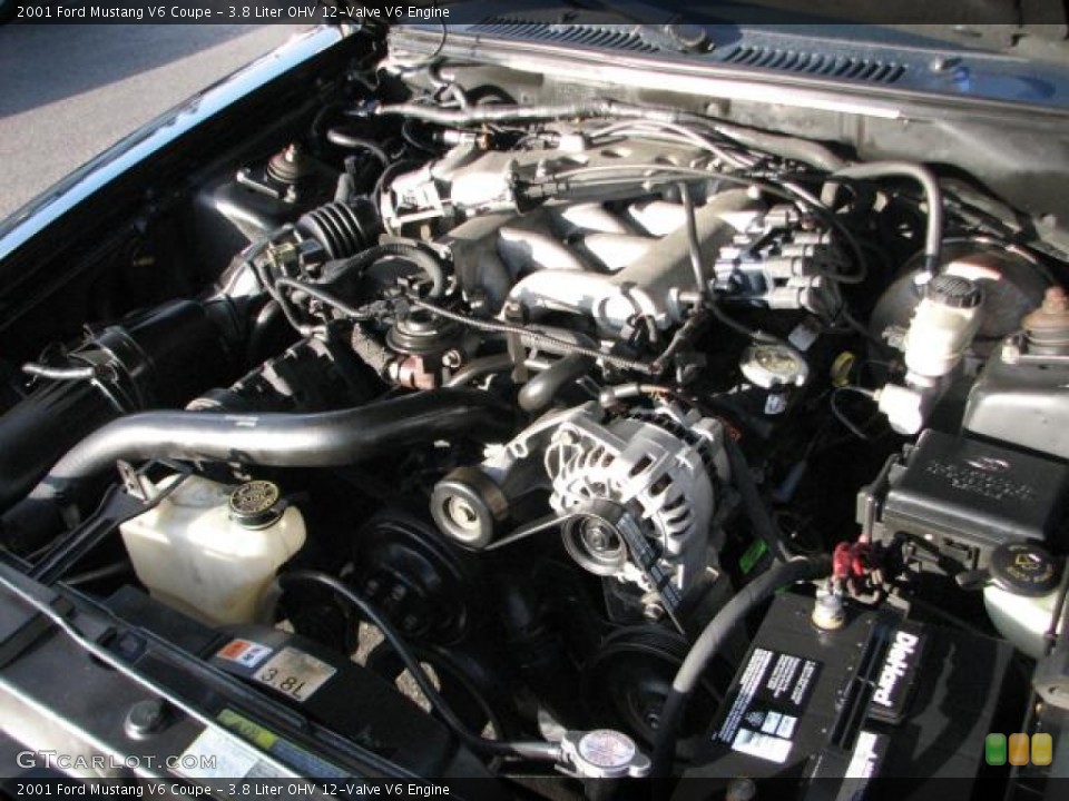 3.8 Liter OHV 12-Valve V6 Engine for the 2001 Ford Mustang #56887085