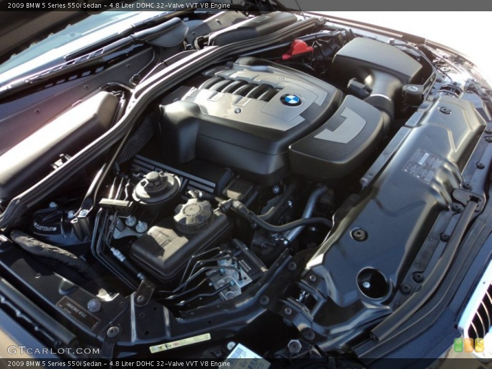 4.8 Liter DOHC 32-Valve VVT V8 Engine for the 2009 BMW 5 Series #56905096