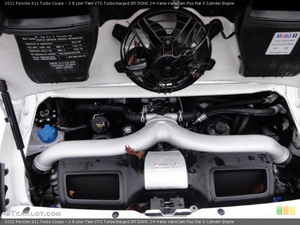 3.8 Liter Twin VTG Turbocharged DFI DOHC 24-Valve VarioCam Plus Flat 6 Cylinder Engine for the 2012 Porsche 911 #56906824