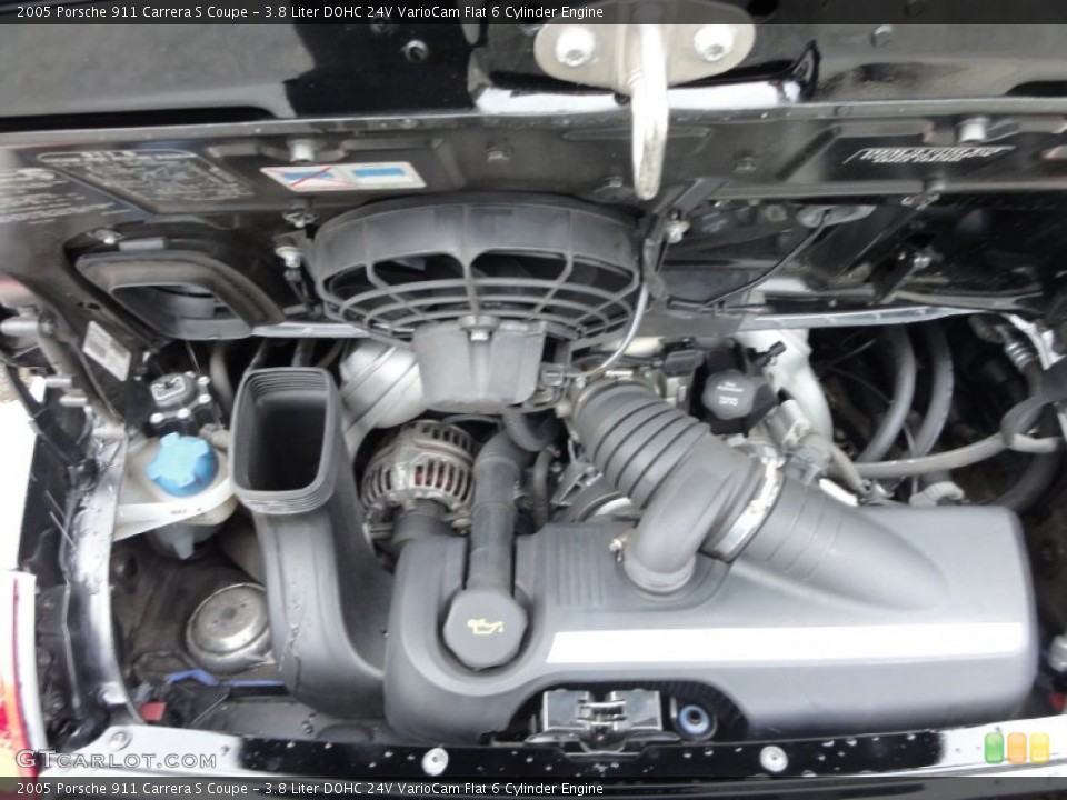 3.8 Liter DOHC 24V VarioCam Flat 6 Cylinder Engine for the 2005 Porsche 911 #56908900