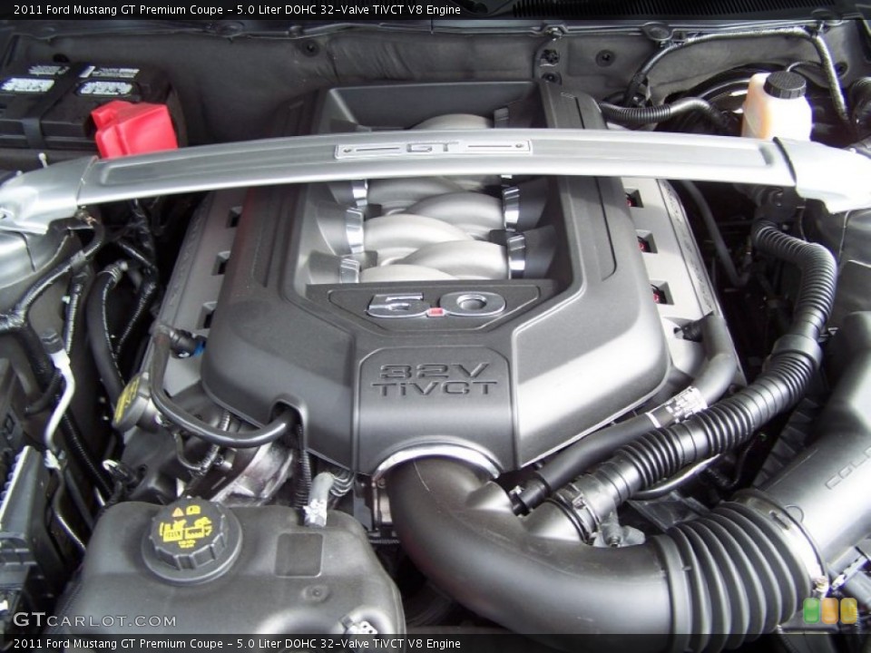 5.0 Liter DOHC 32-Valve TiVCT V8 Engine for the 2011 Ford Mustang #56933194