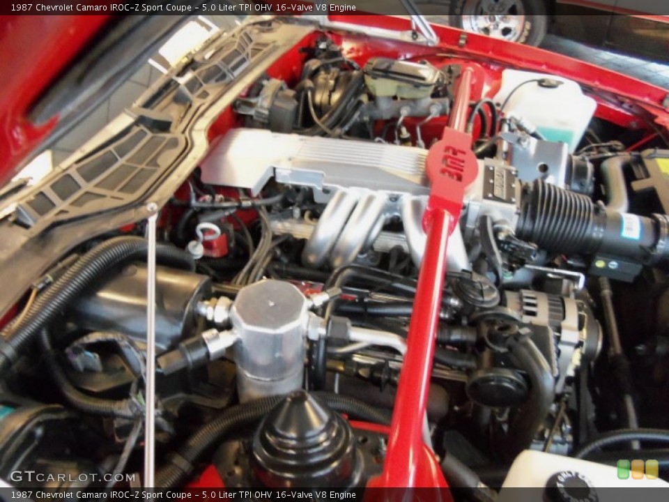 5.0 Liter TPI OHV 16-Valve V8 Engine for the 1987 Chevrolet Camaro #56948480