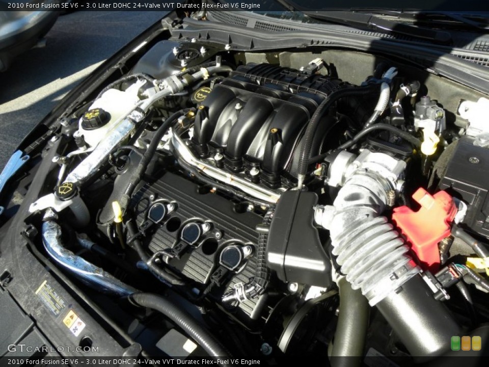 3.0 Liter DOHC 24-Valve VVT Duratec Flex-Fuel V6 Engine for the 2010 Ford Fusion #56968325