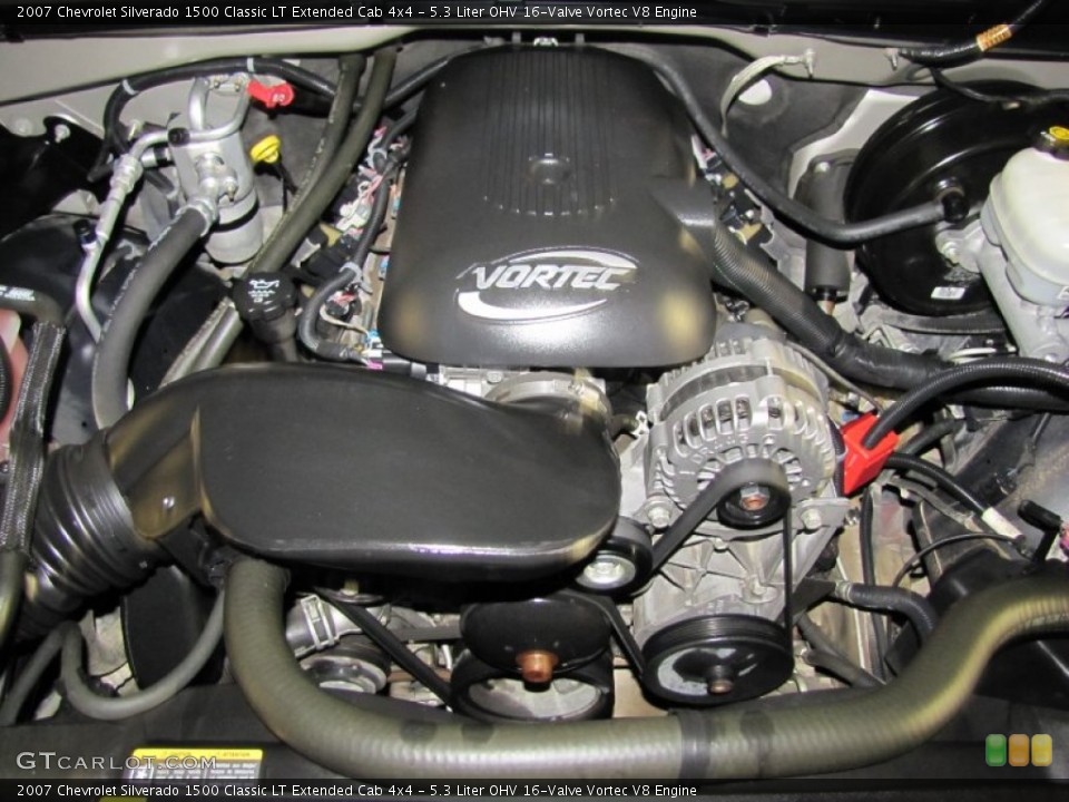 5.3 Liter OHV 16-Valve Vortec V8 Engine for the 2007 Chevrolet Silverado 1500 #56974061