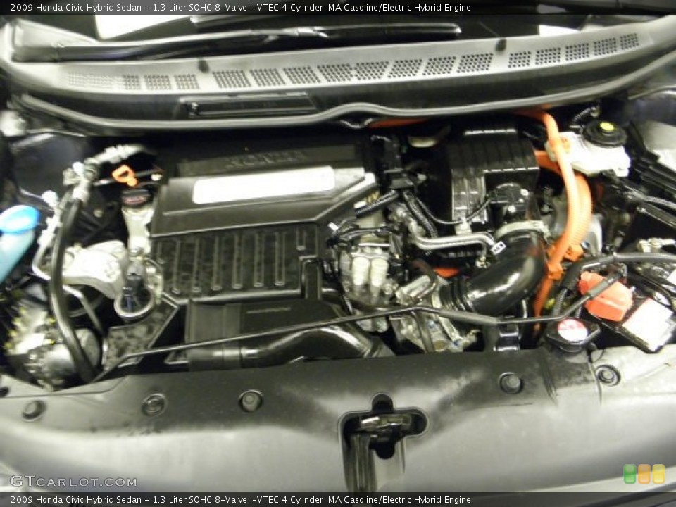 1.3 Liter SOHC 8-Valve i-VTEC 4 Cylinder IMA Gasoline/Electric Hybrid Engine for the 2009 Honda Civic #56974835
