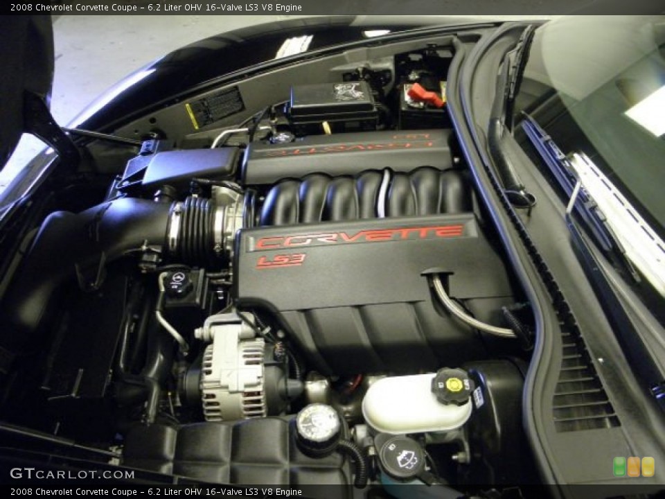 6.2 Liter OHV 16-Valve LS3 V8 Engine for the 2008 Chevrolet Corvette #56975303
