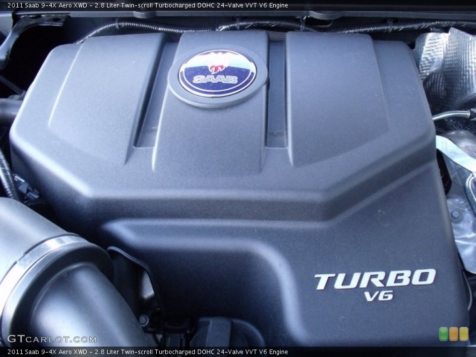 2.8 Liter Twin-scroll Turbocharged DOHC 24-Valve VVT V6 Engine for the 2011 Saab 9-4X #56982332