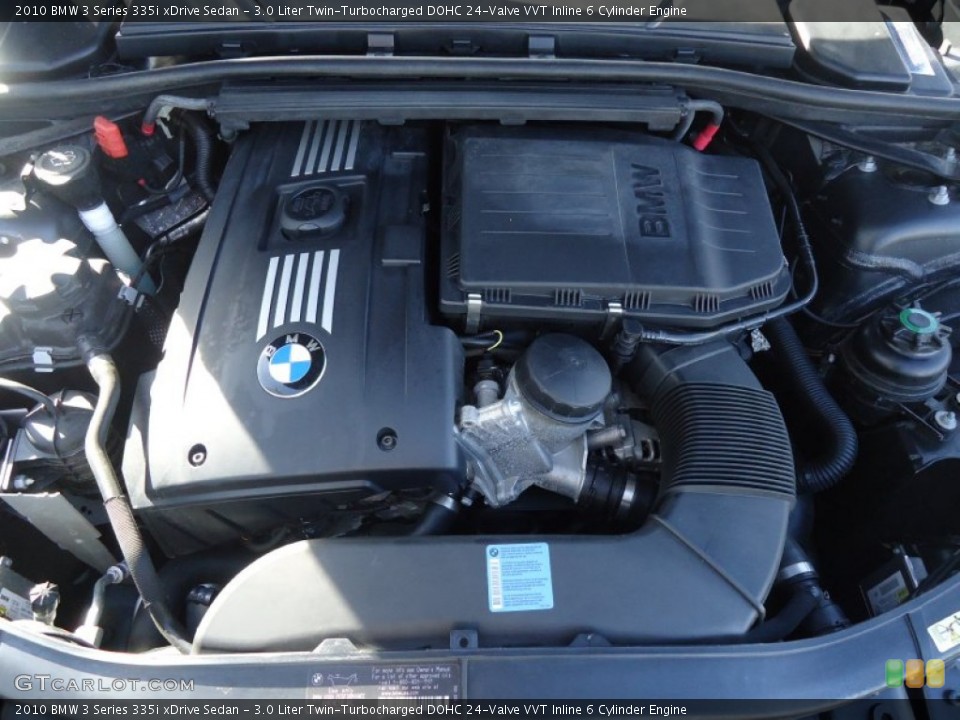 3.0 Liter Twin-Turbocharged DOHC 24-Valve VVT Inline 6 Cylinder Engine for the 2010 BMW 3 Series #56985865