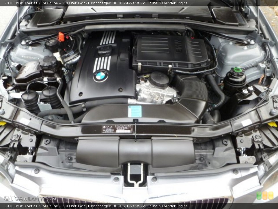 3.0 Liter Twin-Turbocharged DOHC 24-Valve VVT Inline 6 Cylinder Engine for the 2010 BMW 3 Series #56995040