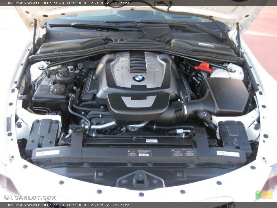 4.8 Liter DOHC 32 Valve VVT V8 Engine for the 2006 BMW 6 Series #56996063