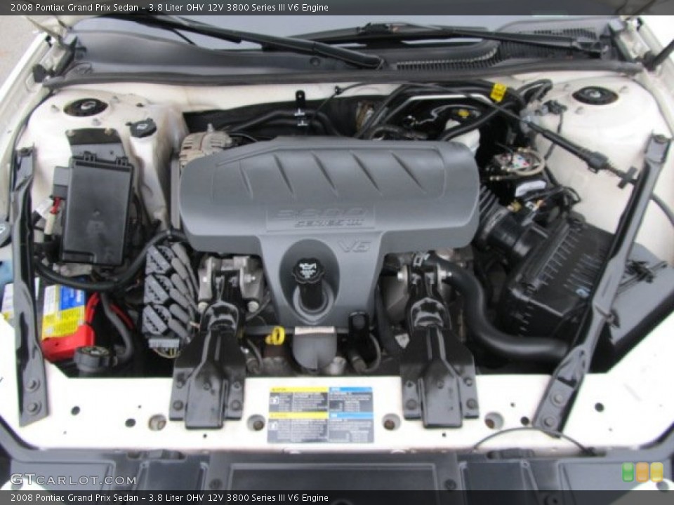3.8 Liter OHV 12V 3800 Series III V6 Engine for the 2008 Pontiac Grand Prix #57003438