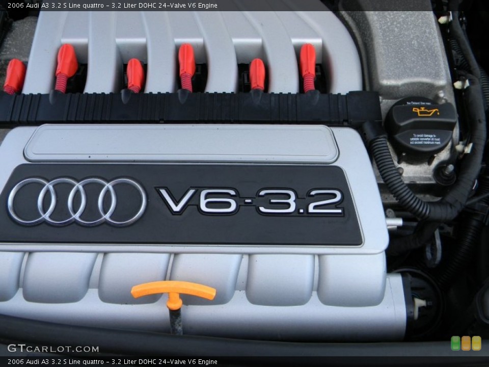 3.2 Liter DOHC 24-Valve V6 Engine for the 2006 Audi A3 #57005420