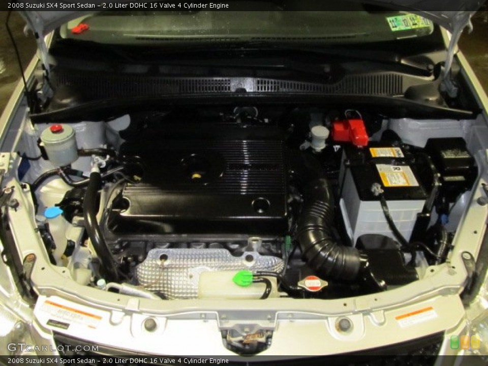 2.0 Liter DOHC 16 Valve 4 Cylinder 2008 Suzuki SX4 Engine