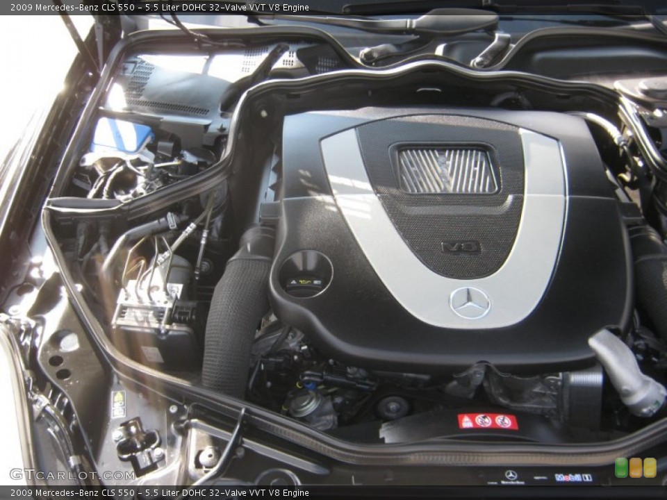 5.5 Liter DOHC 32-Valve VVT V8 Engine for the 2009 Mercedes-Benz CLS #57012239